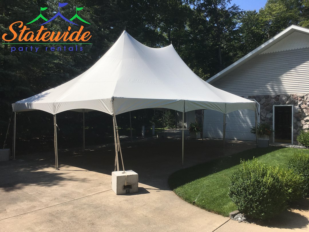 Stunning Anniversary Party Tent Rental in Pentwater, Michigan